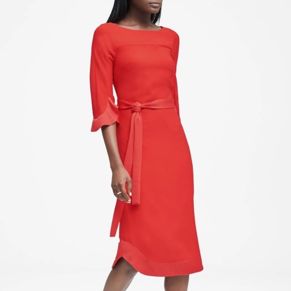 BANANA REPUBLIC ORANGE DRESS